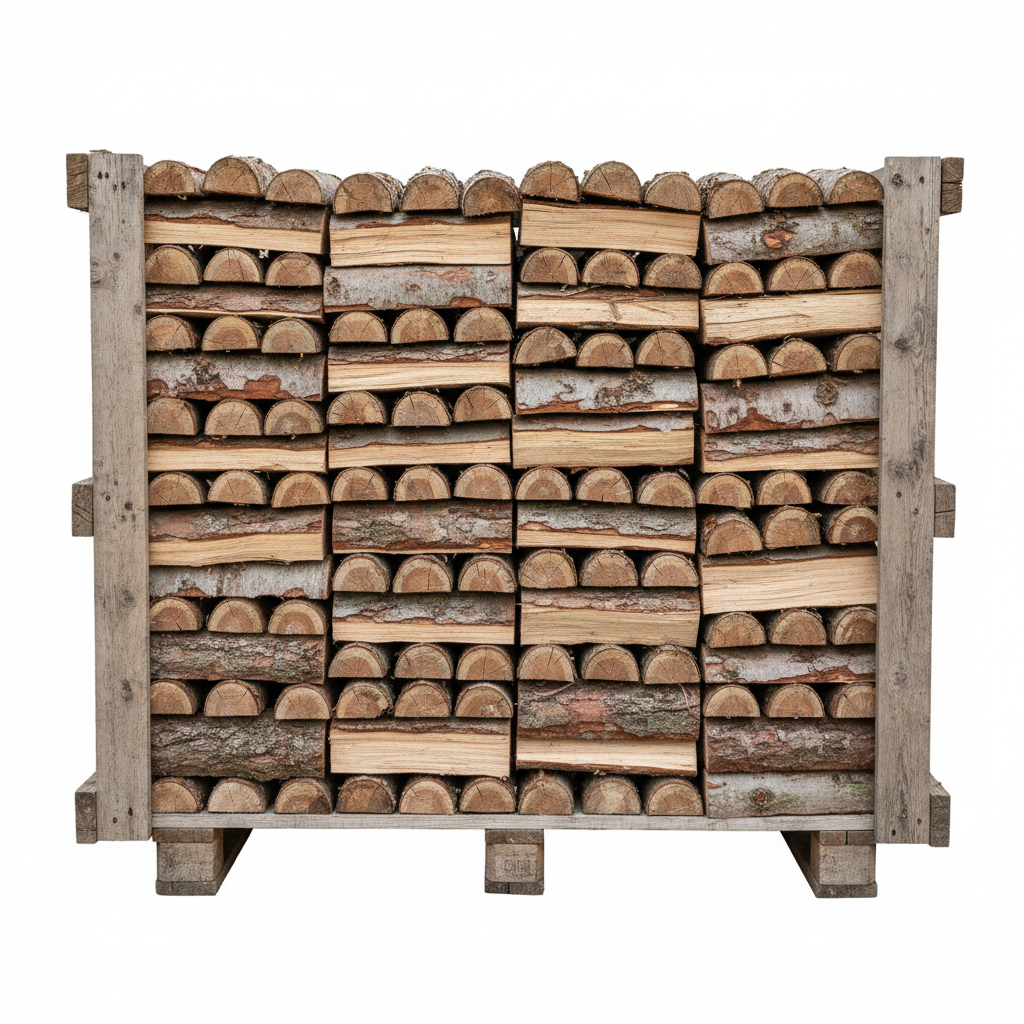 Lenha – 20 estéreis 50 cm – Paletes de toros