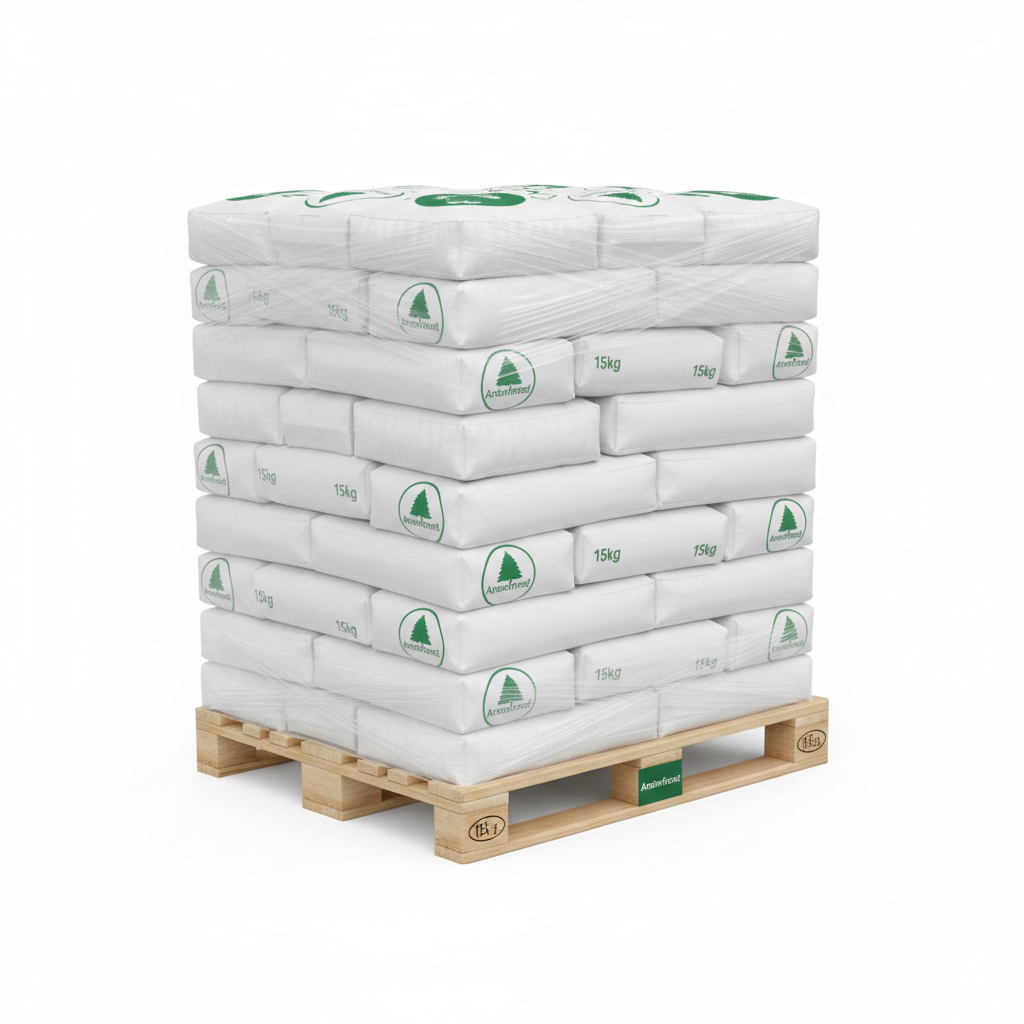 Pellets Ardenforest – 70 sacos de 15 kg – Palete